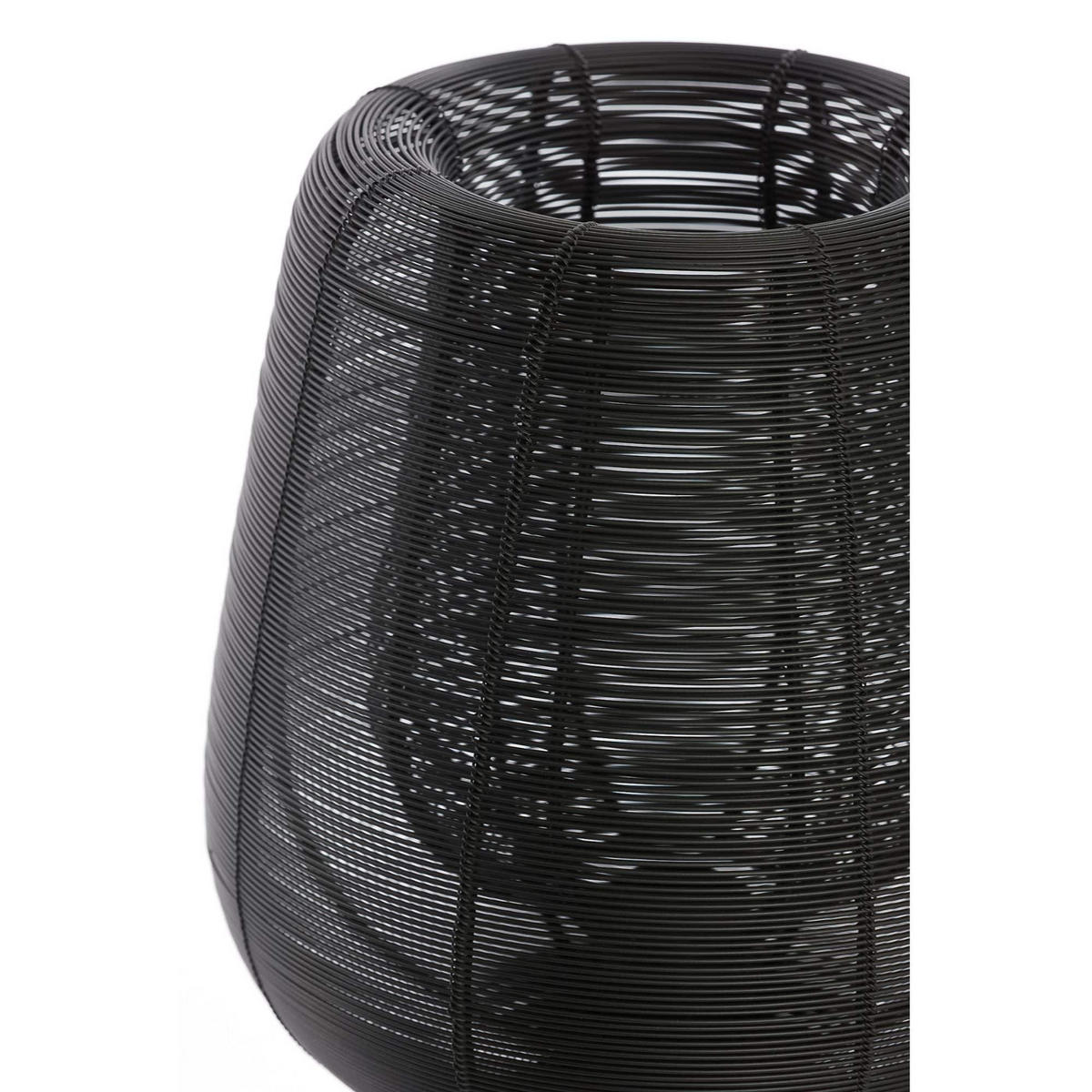 TISCHLAMPE ABOSO Schwarz 24/24/54 cm - Schwarz, Metall (24/24/54cm) - Light & Living