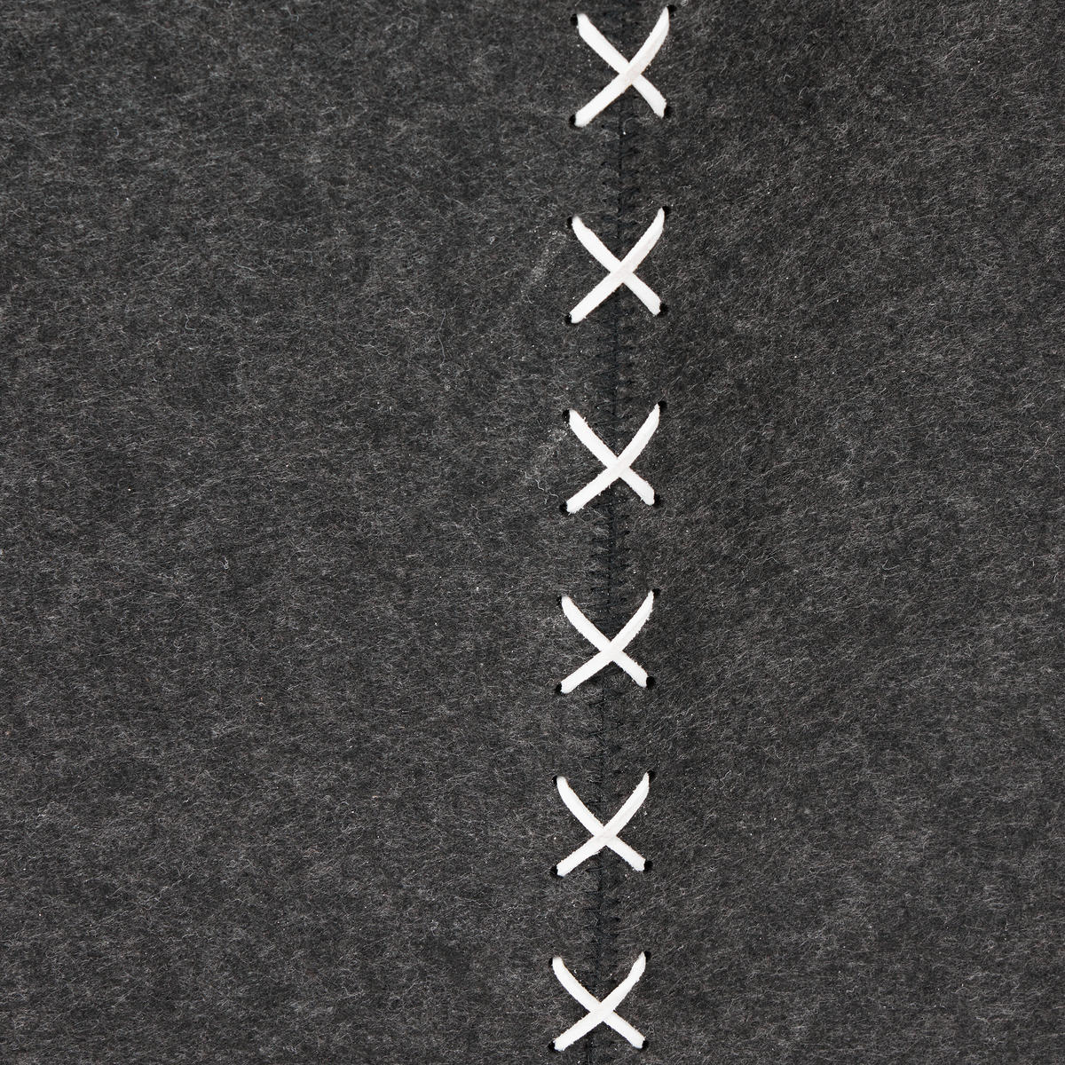 WÄSCHESAMMLER - Anthrazit, Holz/Textil (62/68/34.5cm) - Relaxdays