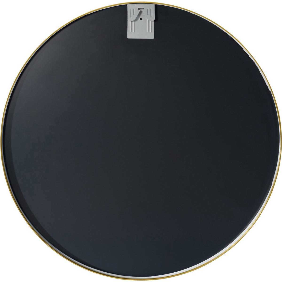 WANDSPIEGEL Gdansk Metall Gold glanz Runder Spiegel - Goldfarben, Metall (80/80/3cm) - DELUKE