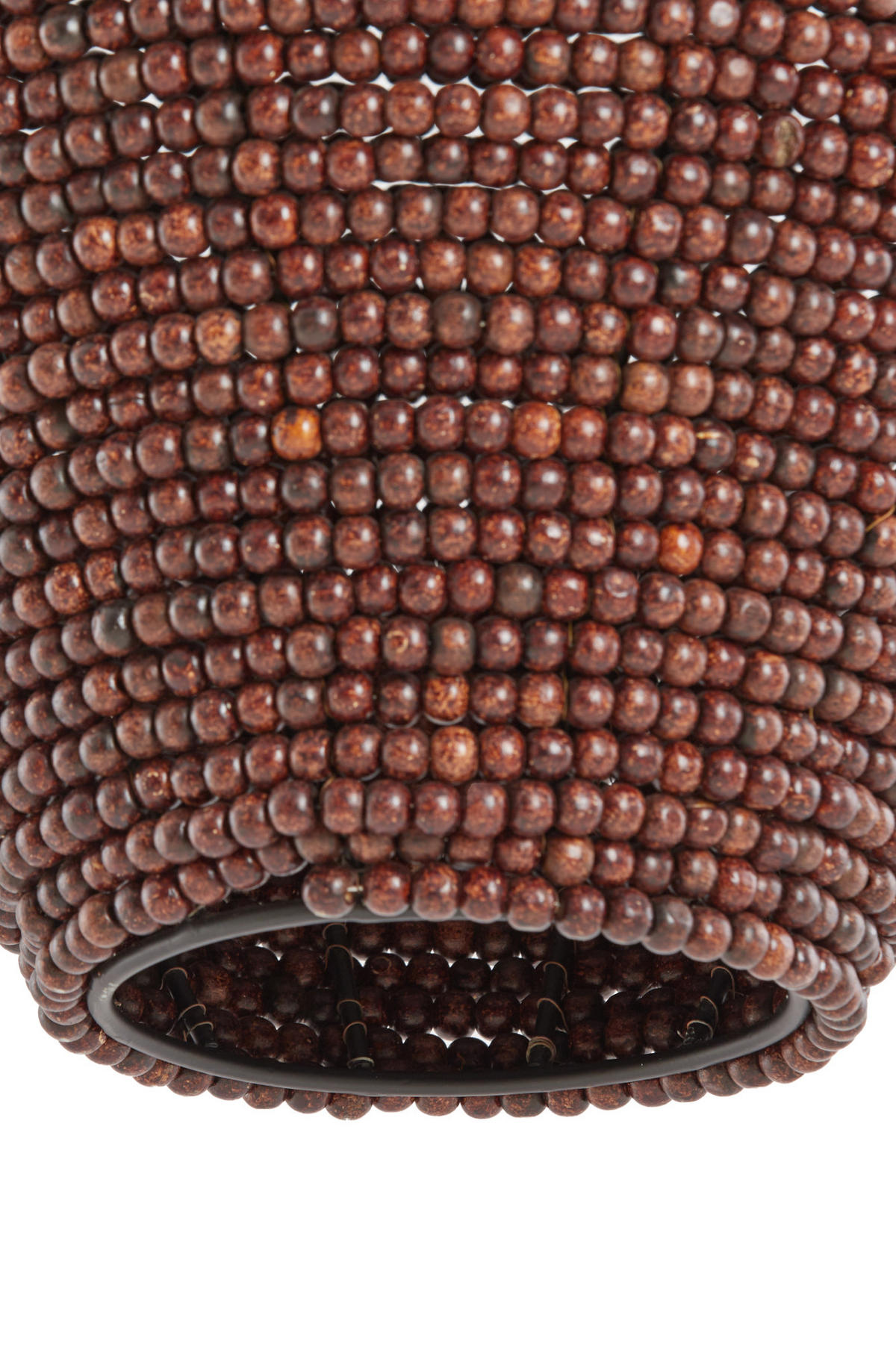 HÄNGELAMPE Kalenga Braun Ø28/30 cm - Dunkelbraun, Metall (28/28/30cm) - Light & Living