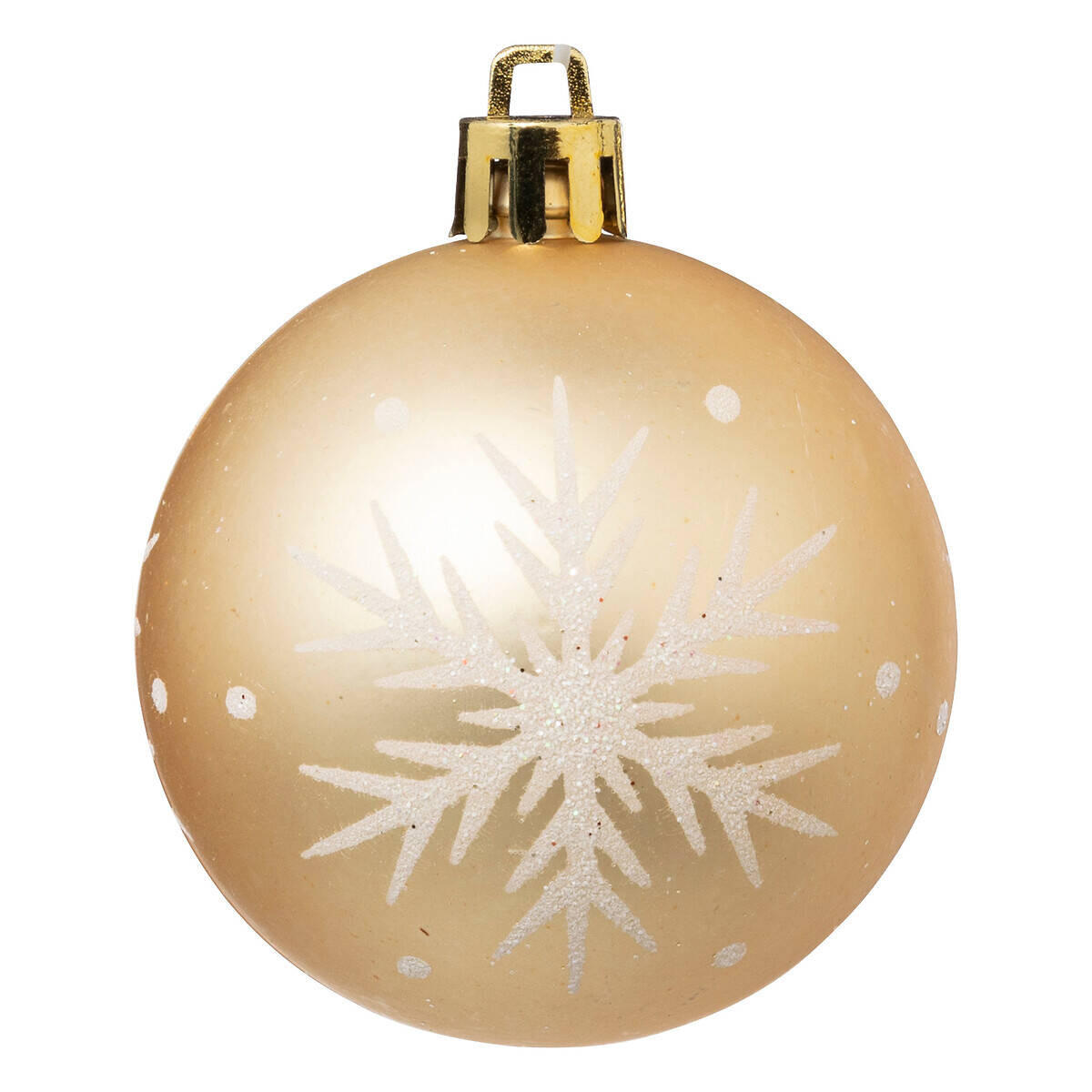WEIHNACHTSKUGELN Verschiedene Muster Ø 6 cm - Goldfarben, Kunststoff (6/7.2/6cm) - Atmosphera Createur d´interieur