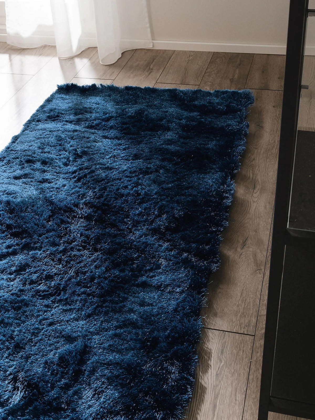 HOCHFLORTEPPICH Whisper Blau 80x300 cm - Blau, Textil (80/300cm) - benuta Nest