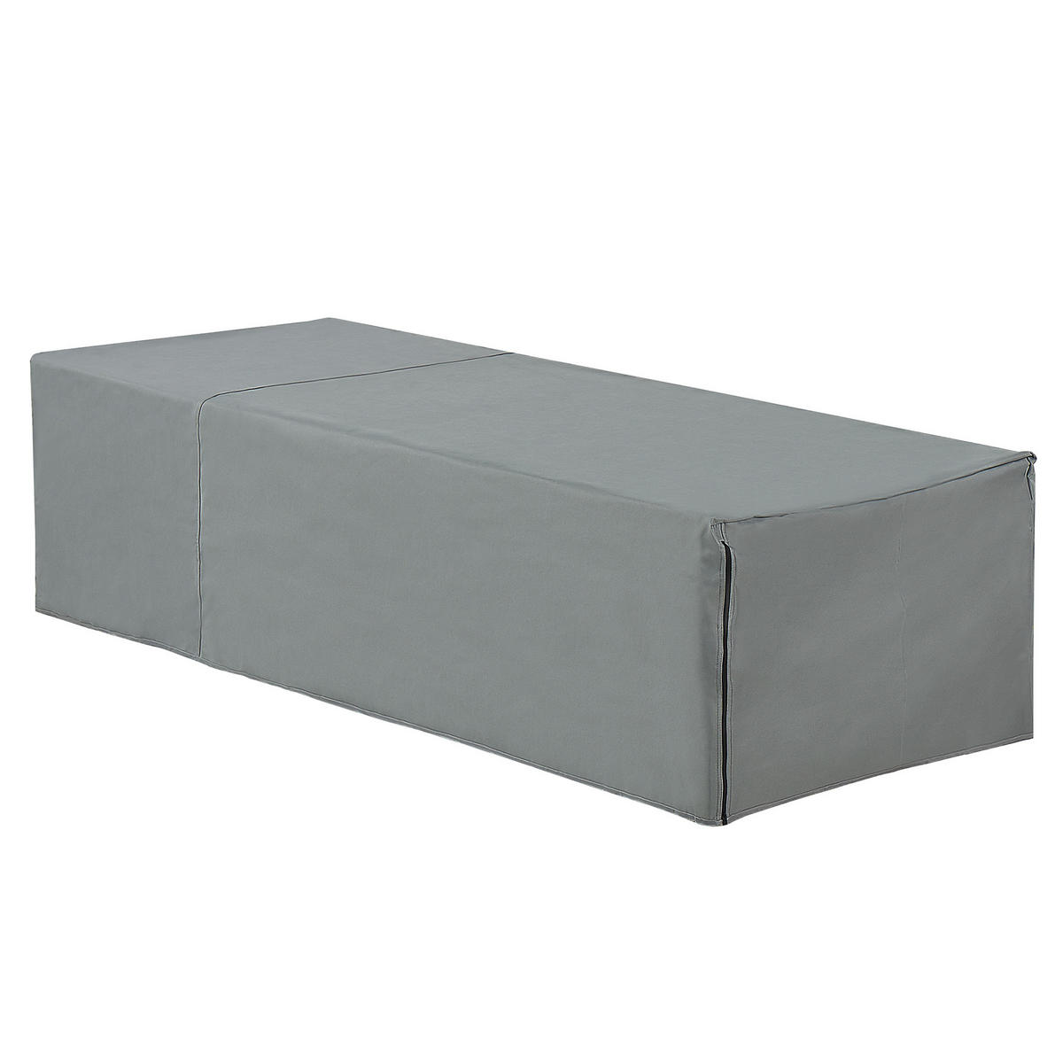 REGENSCHUTZ für Gartenliegen TOSCANA, FIRENZE, PERUGIA 205/75/50 cm Chuva - Grau, Kunststoff (205/50/75cm) - Beliani