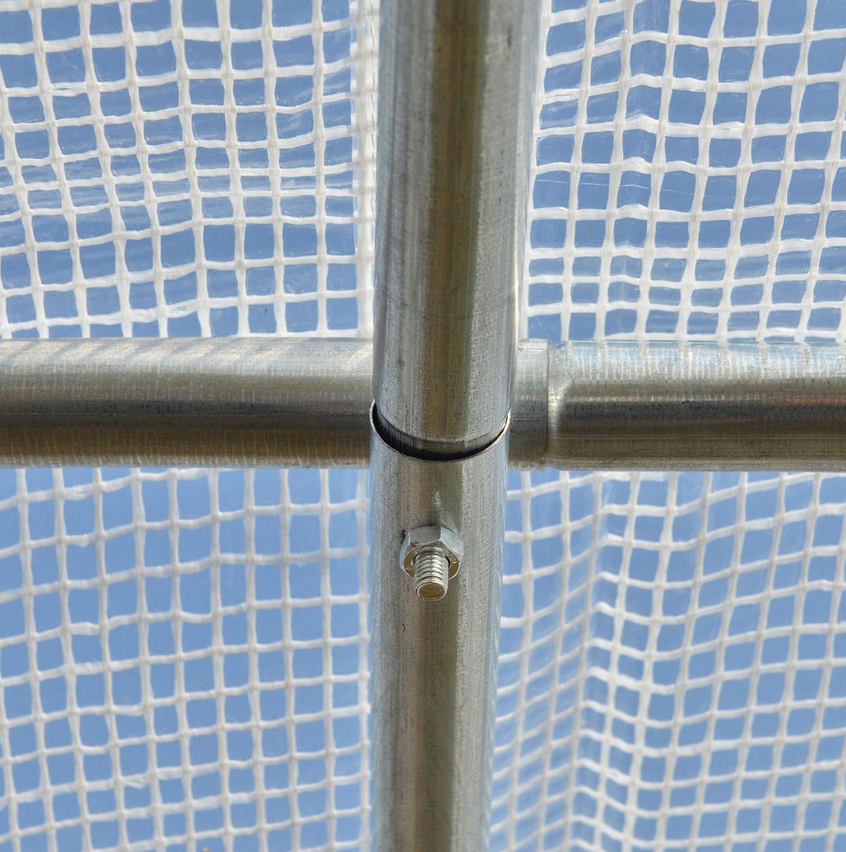 GEWÄCHSHAUS 397/300/200 cm Weiß aus Stahl mit 8 Fenstern - Weiß, Metall (300/200/397cm) - OKMYHOME
