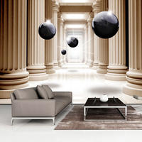 VLIESTAPETE Beige 300/210 cm - Beige/Schwarz, Textil (300/1cm) - KUNSTLOFT