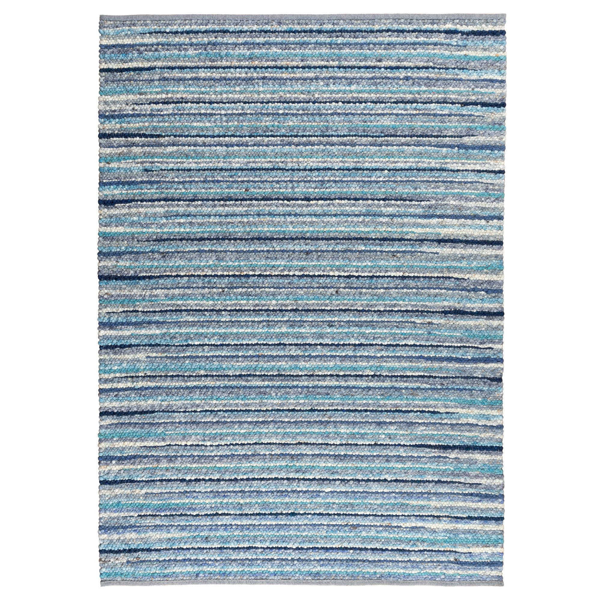 FLACHGEWEBETEPPICH 140/200 cm Schwansee - Blau, Naturmaterialien (140/200cm)