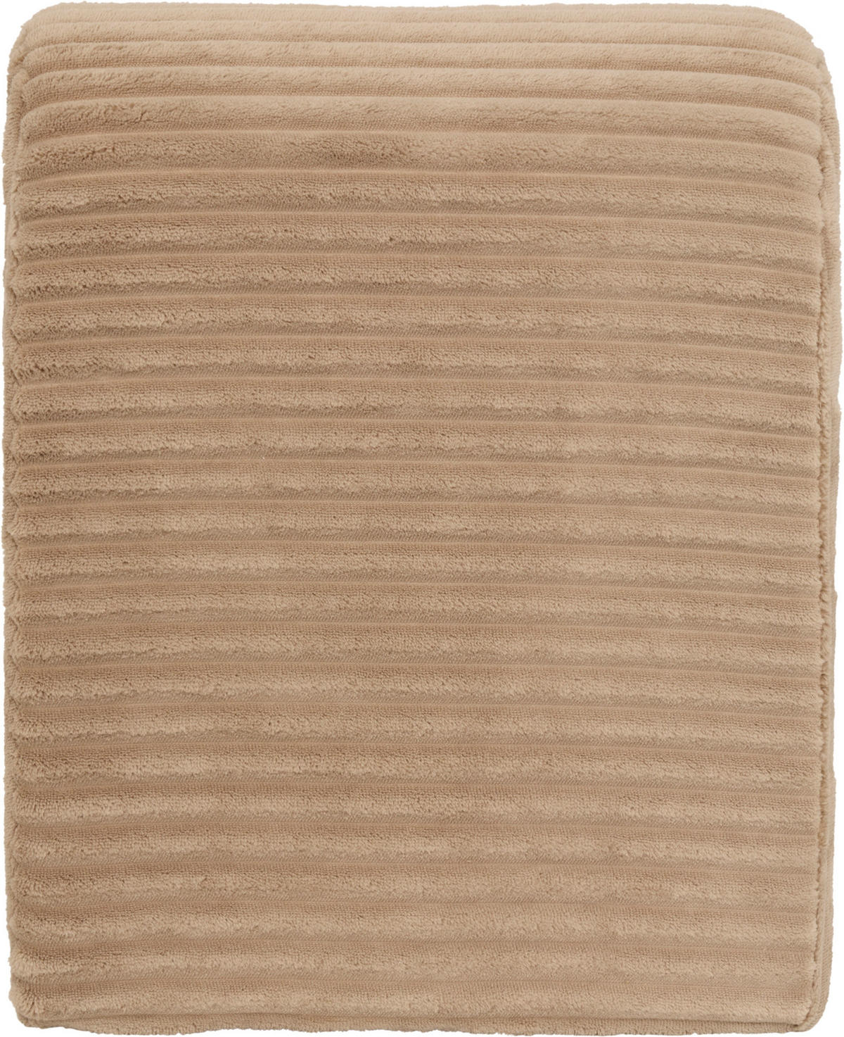 BOGENHOCKER aus Cord Sevi 41/35,5/43 cm - Braun, Kunststoff (35.5/43/41cm) - Atmosphera Createur d´interieur