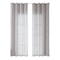 VORHANG 2ER SET SEOUL HxB 245x140 cm Grau - Grau, Textil (60/245cm) - Gardinenbox