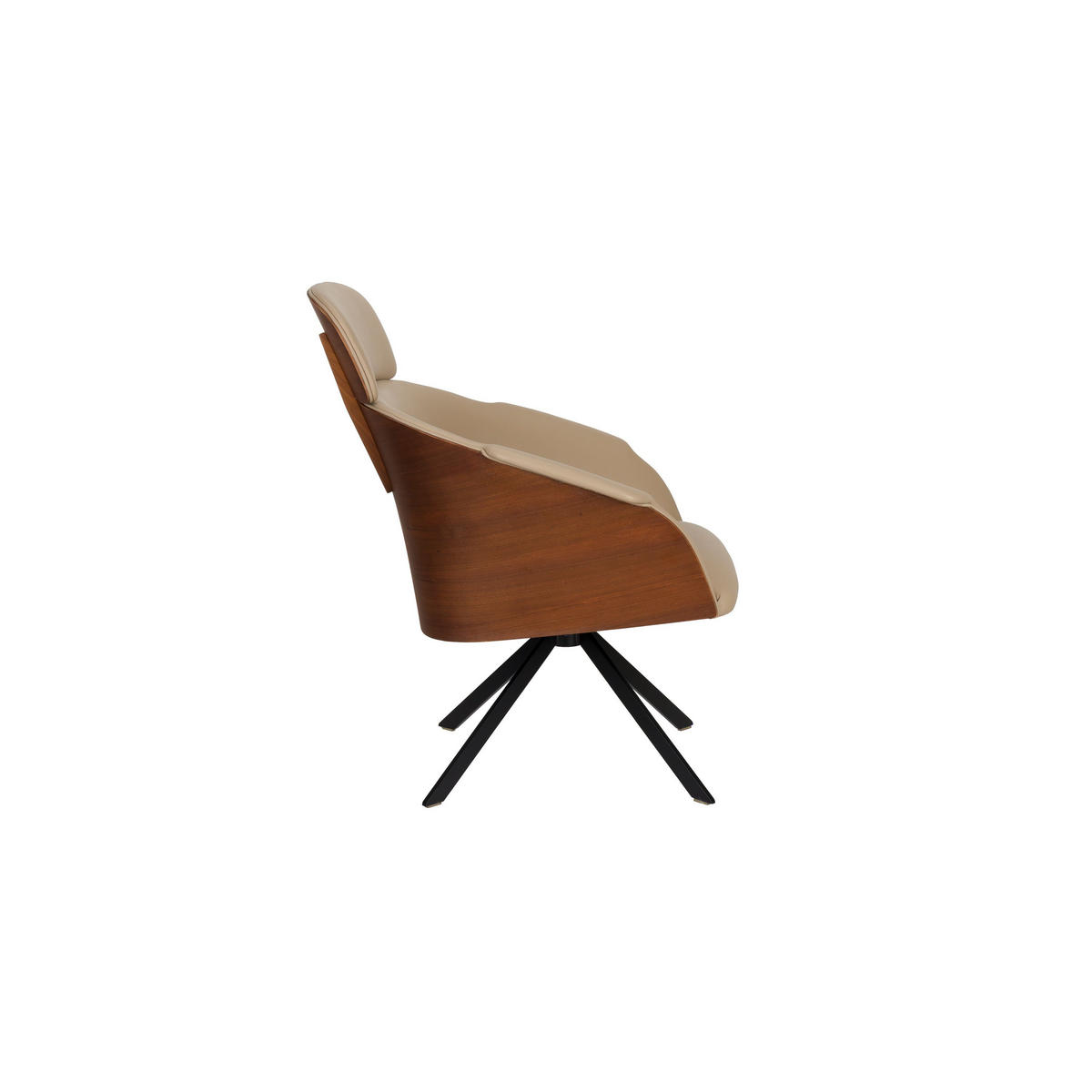 SESSEL Frie - Beige, Holzwerkstoff (71/86/71cm) - Zuiver