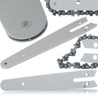 FÜHRUNGSSCHIENE RP21V, 6 Zoll, 18,5 cm, Teilung 1/4 Zoll, Nutbreite 1,3 mm, kompatibel mit 6 Zoll Mini-Akku-Kettensägen - Multicolor, Kunststoff/Metall (10/10/10cm)