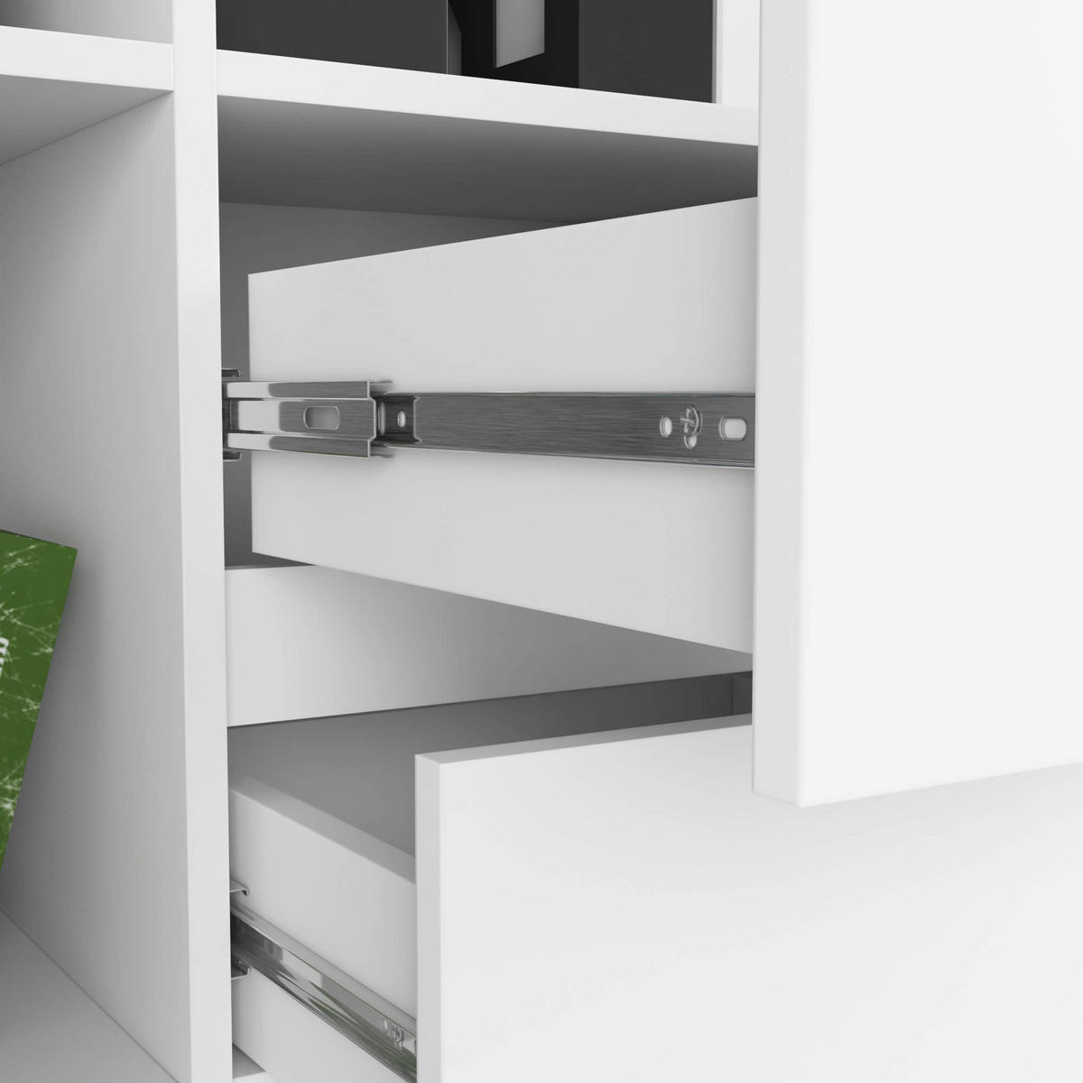 MEHRZWECKSCHRANK Weiß 80x180x35 cm - Weiß, Holzwerkstoff (80/180/35cm) - Akord