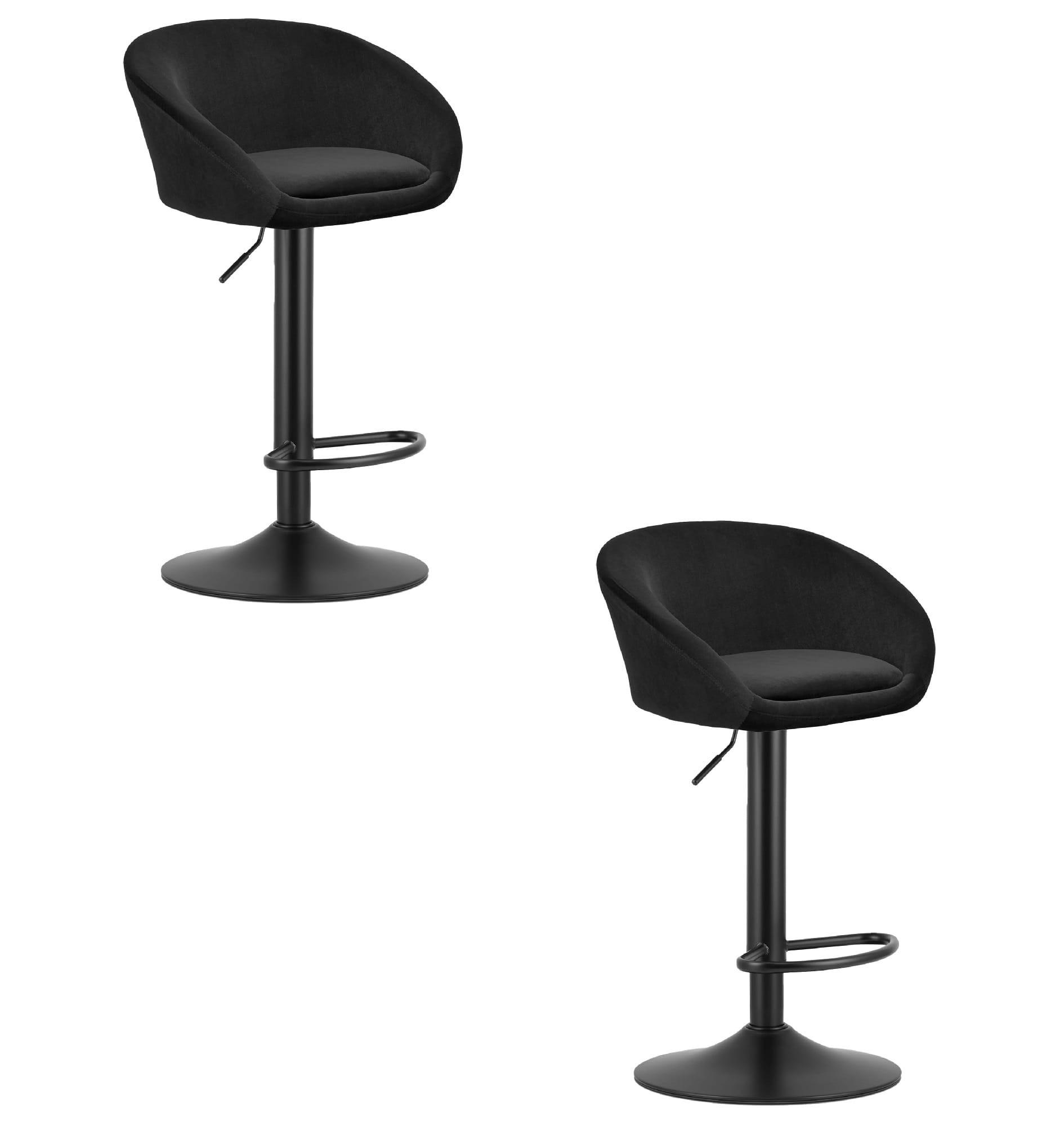 Valora Barhocker Schwarz 53x103x46 cm