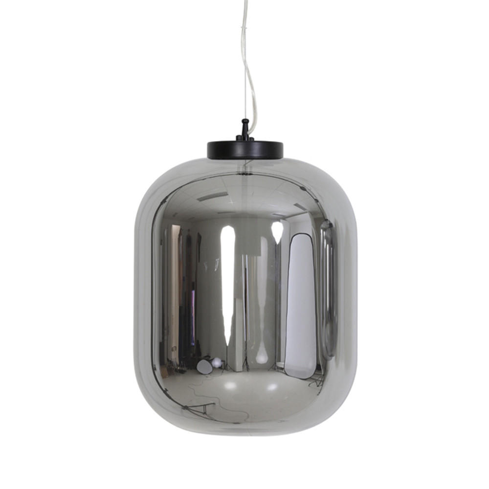 HÄNGELAMPE Julia Grau Ø35/42,5 cm - Grau, Glas (35/40/30cm) - Light & Living