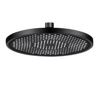 REGENDUSCHKOPF Schwarz 26 cm - Schwarz, Kunststoff (26/12.7/26cm)