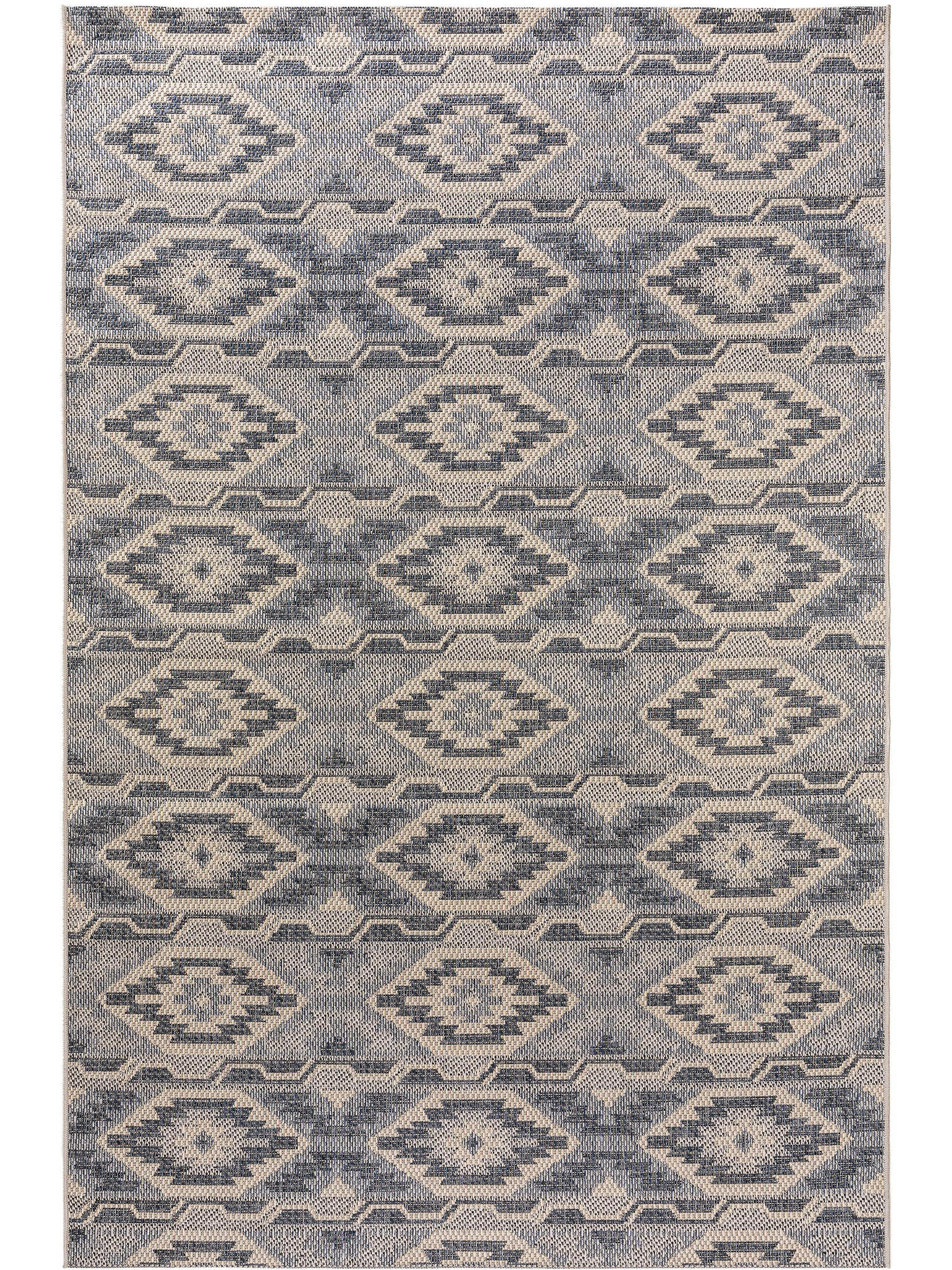 OUTDOORTEPPICH River Blau 100x150 cm - Blau, Textil (100/150cm) - benuta Nest