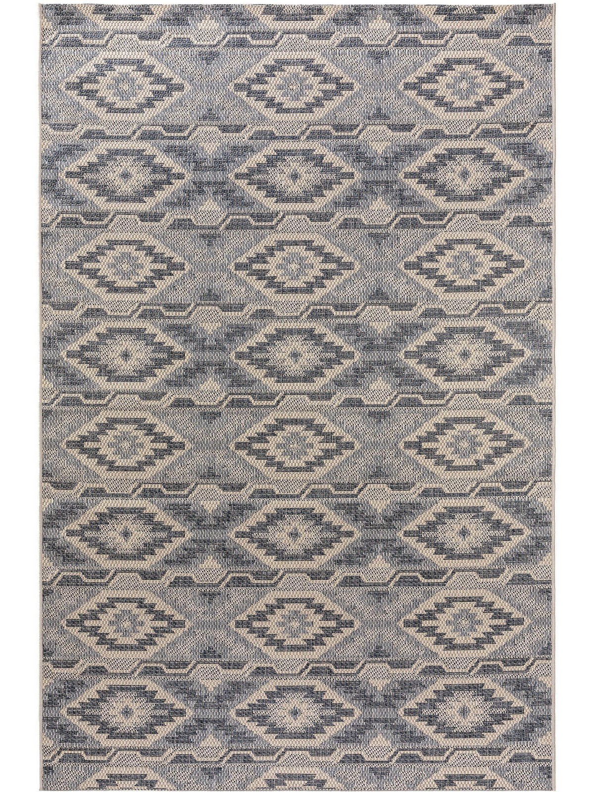 OUTDOORTEPPICH River Blau 100x150 cm - Blau, Textil (100/150cm) - benuta Nest