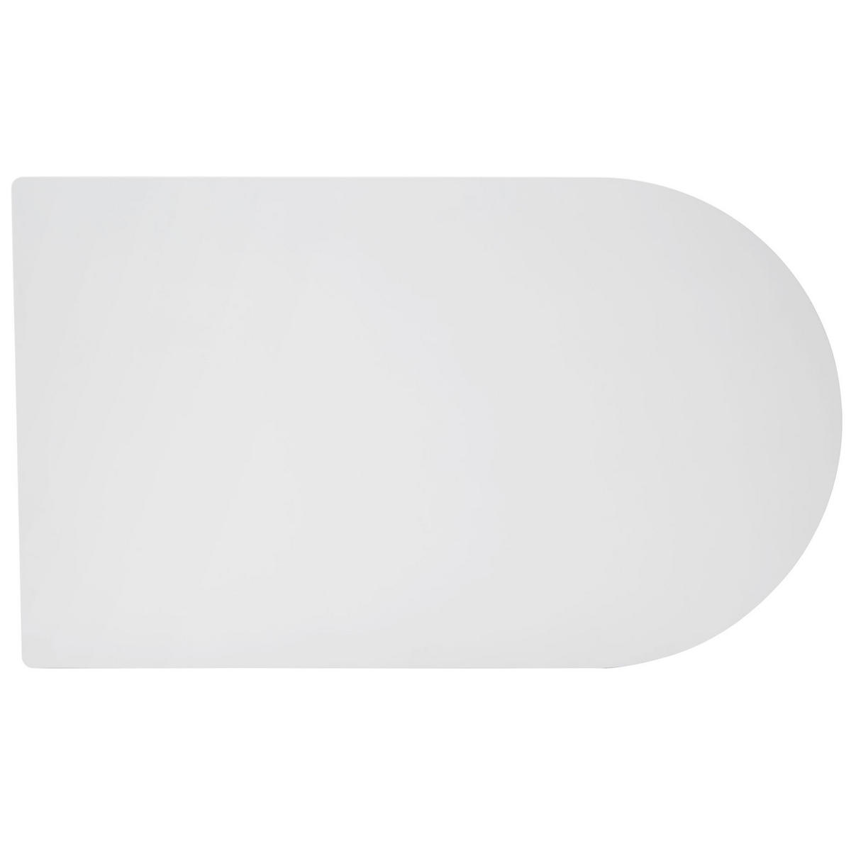 ESSTISCH Dicalize rechteckig, Weiß, 150 × 90 cm - Schwarz, Holzwerkstoff/Metall (90/150/75cm) - Selsey