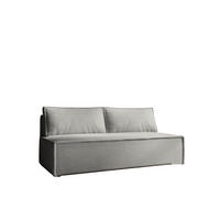 SCHLAFSOFA Amanda In Zoom - Grau, Holzwerkstoff/Textil (200/89/100cm) - Fun Möbel