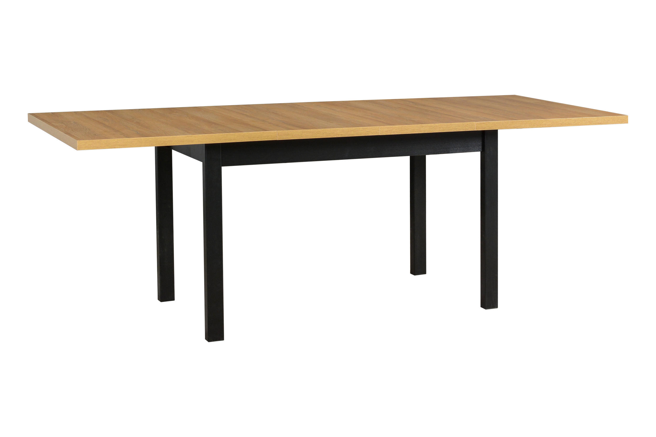 ESSTISCH Modena 1 XL,140-220/80 cm, wotan - Eiche Wotan, Holz (80/140/78cm) - Leaf Design