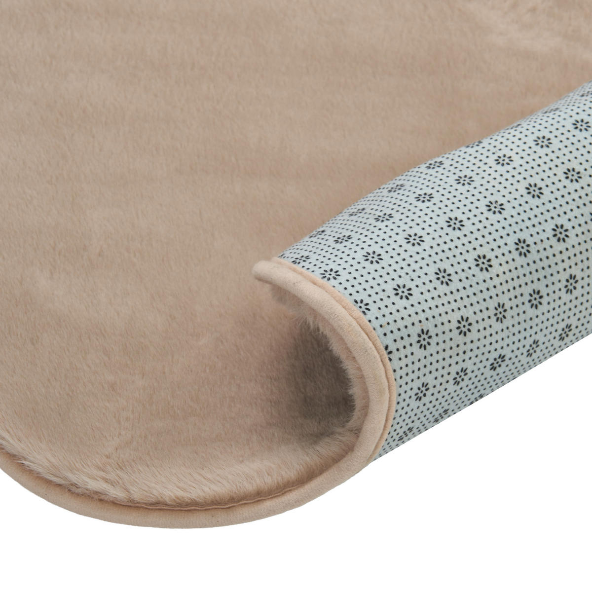 KOBEREC Béžový 80/120 cm Parson - béžová, plast (120/80cm) - Beliani