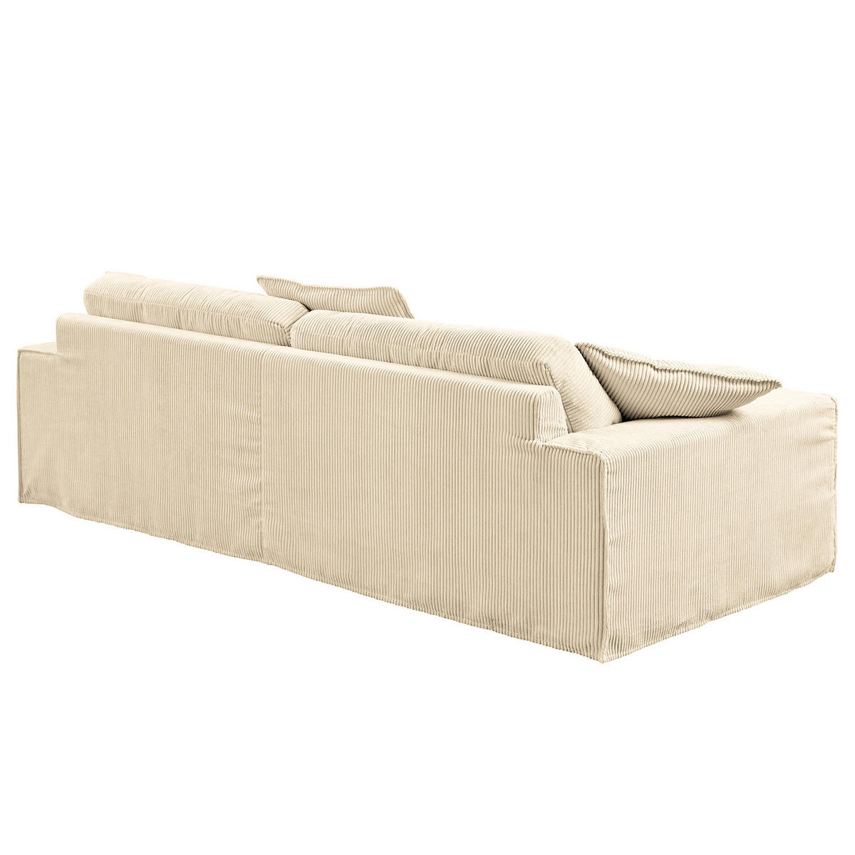 3-SITZER SOFA - Beige, Holzwerkstoff (258/90/116cm) - home24