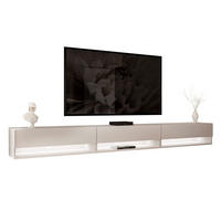 HÄNGESCHRANK TV-Möbel CALANTE 270 cm mit LED-Beleuchtung - Kaschmir, Holzwerkstoff (270/30/35cm) - Lookway
