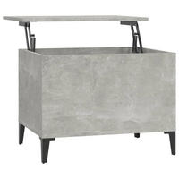COUCHTISCH Betongrau 60x44,5x45 cm Holzwerkstoff - Grau, Holzwerkstoff (60/44.5/45cm) - furnicato