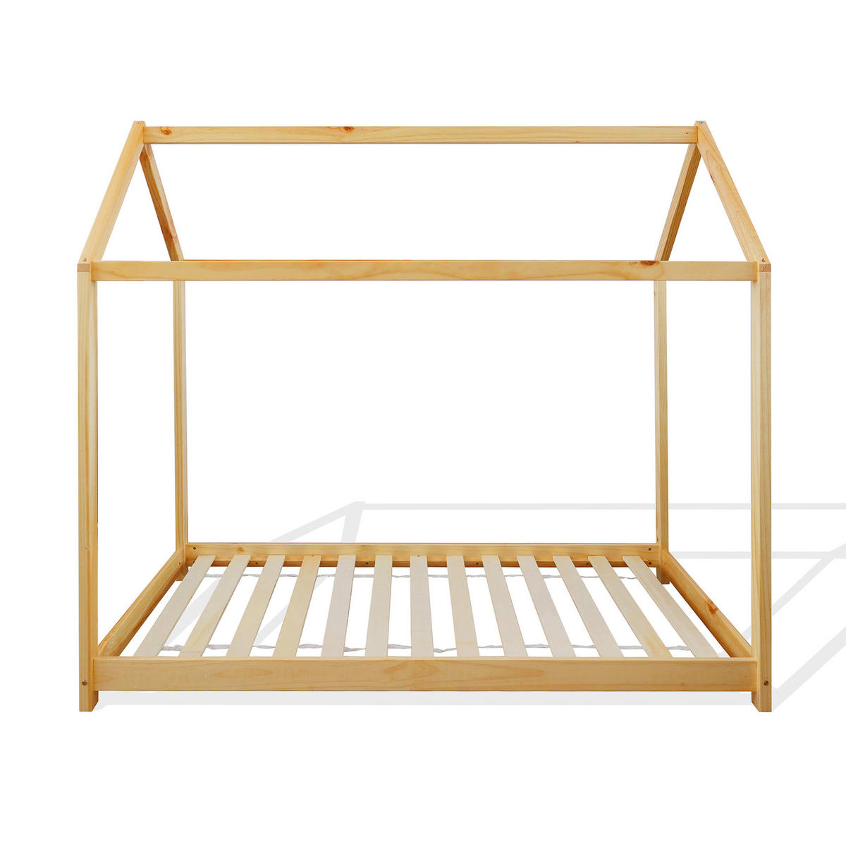 KINDERBETT Hellbraun 80/160 cm - Hellbraun, Holz (1/160/80cm) - Mobili Rebecca