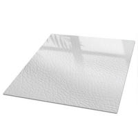 TISCHPLATTE 50x50 cm – Weiße Struktur - Braun, Glas (0.4/50/50cm) - Wallfluent