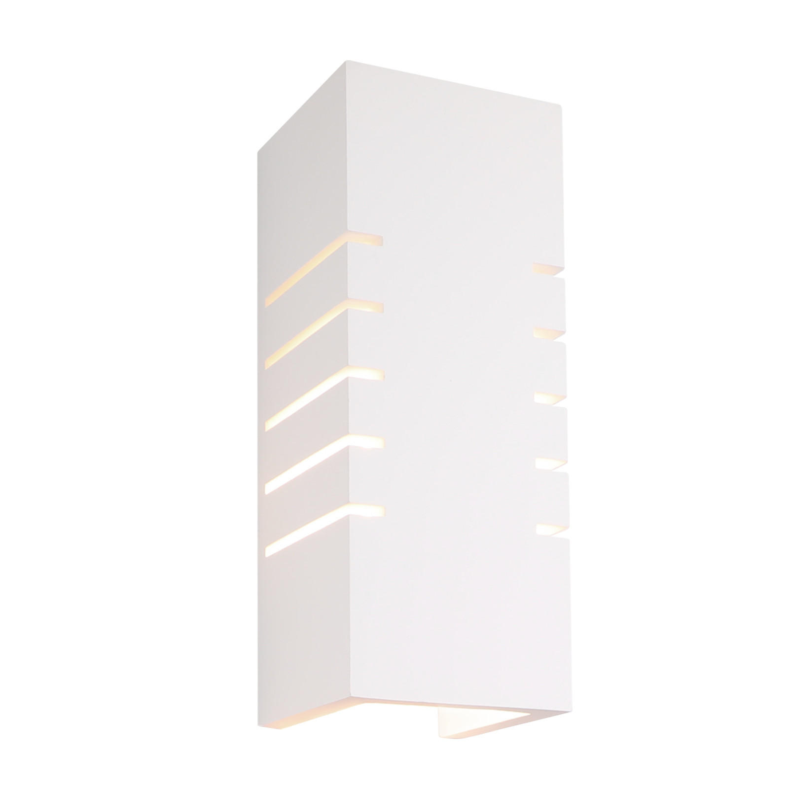 WANDLEUCHTE Llyxh 9.5/9.0/24.5 cm - Weiß, Metall (9.5/9/24.5cm) - ZMH