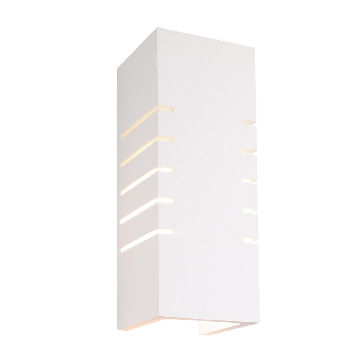 WANDLEUCHTE Llyxh 9.5/9.0/24.5 cm - Weiß, Metall (9.5/9/24.5cm) - ZMH