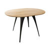 ESSTISCH Carmina 100 - Eichefarben/Schwarz, Holzwerkstoff/Metall (100/100/76cm) - MIRJAN24