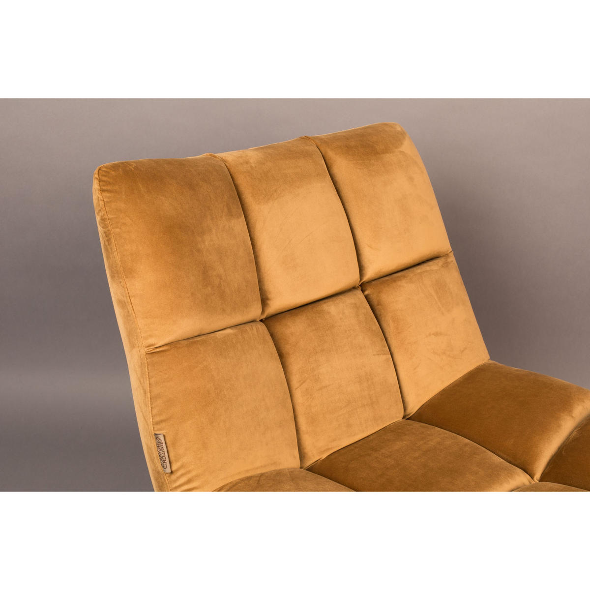 SESSEL Bar Bouclé Goldbraun - Braun, Textil (76/78/74cm) - Dutchbone