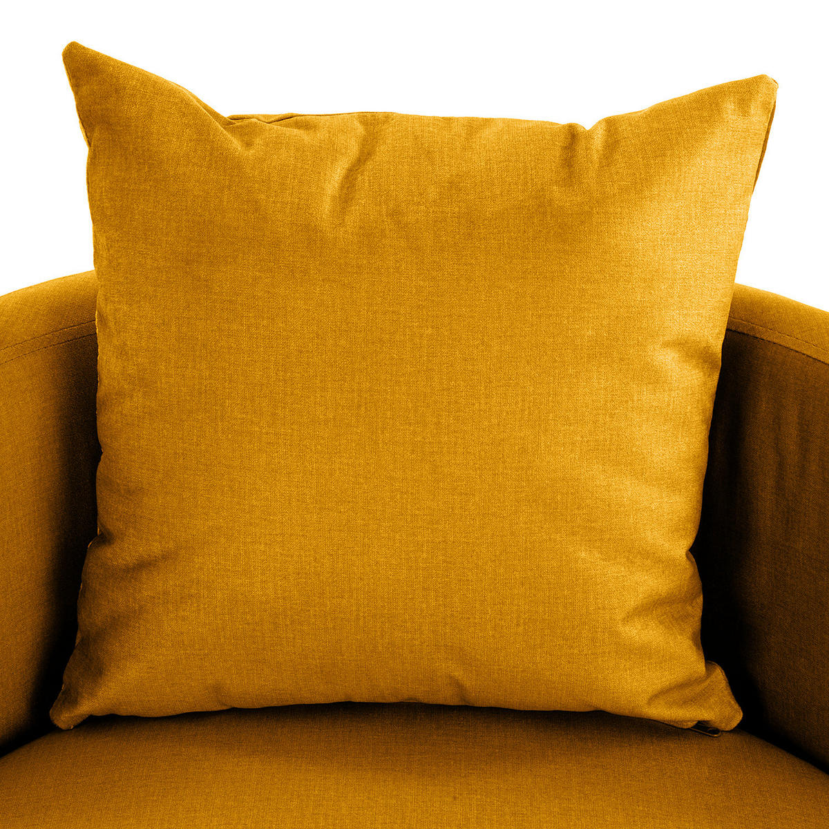 SESSEL - Gelb/Schwarz, Textil/Metall (73/67/75cm) - home24