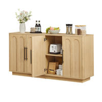 SIDEBOARD 160/40/80 cm Eiche aus MDF mit Soft-Close - Eichefarben, Holzwerkstoff (160/80/40cm) - OKWISH