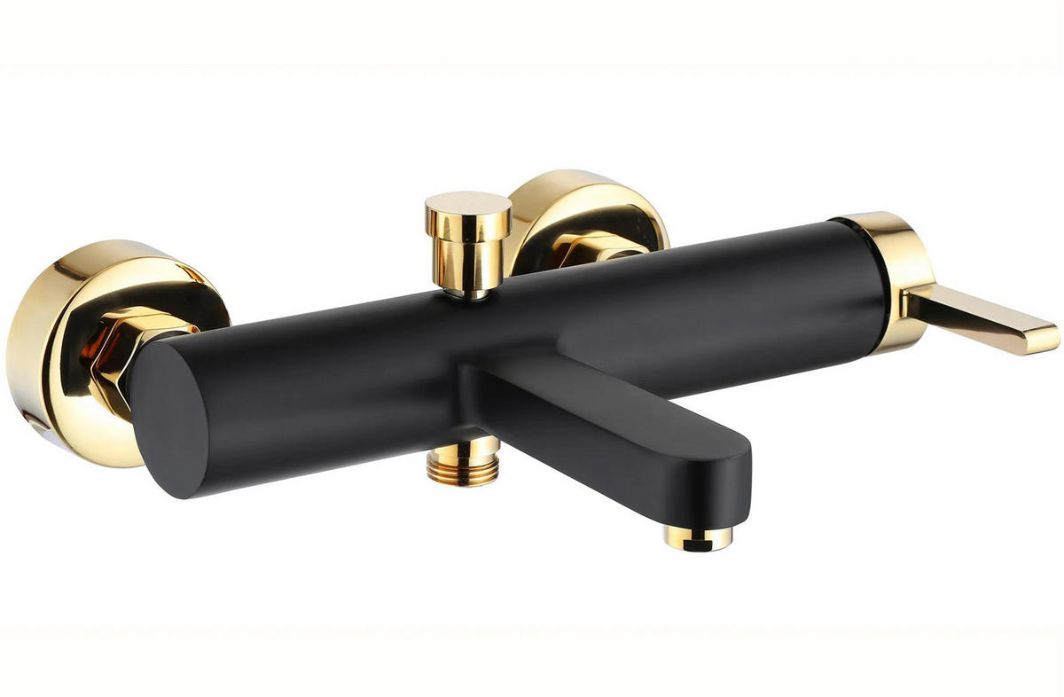 WANNENARMATUR Rea Polo Black Gold - Schwarz, Metall (24/6/18.5cm) - REA