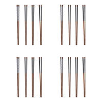 ESSSTÄBCHEN (4er Set) Mikado - Braun, Holz - Butlers