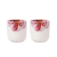 BECHER Rose Garden bunt 290 ml 2er Set - Multicolor, Keramik (0.29L) - Villeroy & Boch