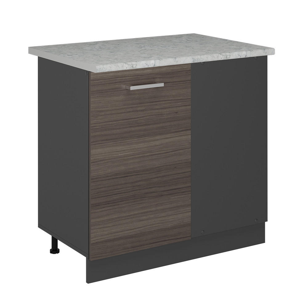 Vicco Eckunterschrank Grau, Anthrazit 86x81.6x60 cm