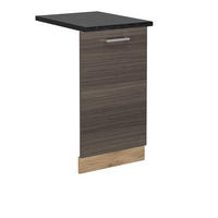 GESCHIRRSPÜLBLENDE R-Line Edelgrau 45 cm , AP Anthrazit - Honigeiche/Eiche Wotan, Holzwerkstoff (45/81.8/1.6cm) - Vicco