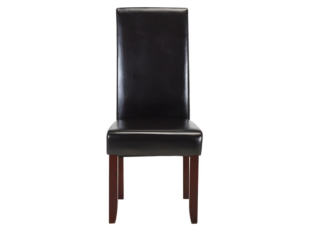 STUHL 2er-Set - Kunstleder - Braun - ROVIGO - Braun, Leder (63/107/47cm) - Vente-Unique