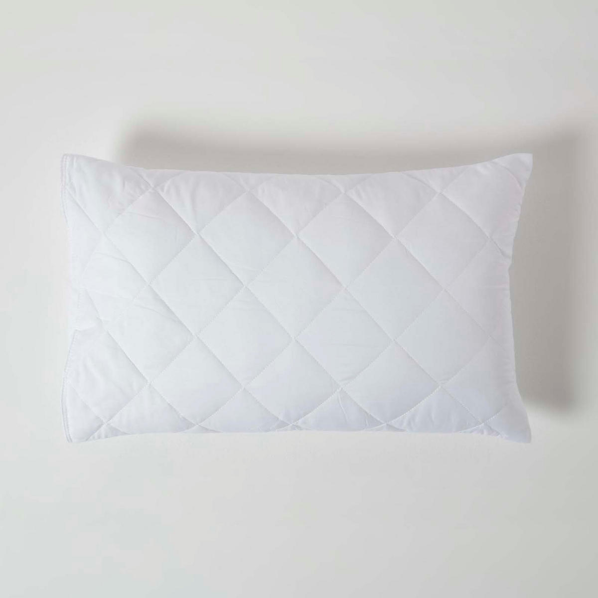 KISSENBEZUG Allergiker 48/74 cm, 4er-Set mit Hotelverschluss - Weiß, Textil (48/74cm) - Homescapes