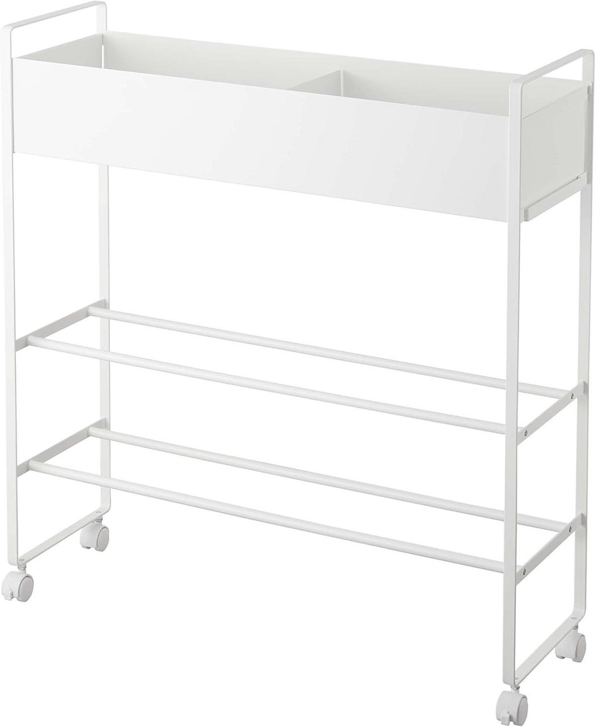 KINDERSCHUHREGAL Tower 5278 74,5/74,5/22 cm - Weiß, Metall (74.5/74.5/22cm) - Yamazaki