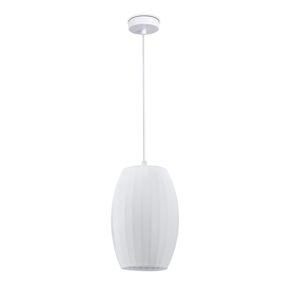 PENDELLEUCHTE Hugo Pd1 Linda - Weiß, Metall (17/17/29cm) - Paco Home