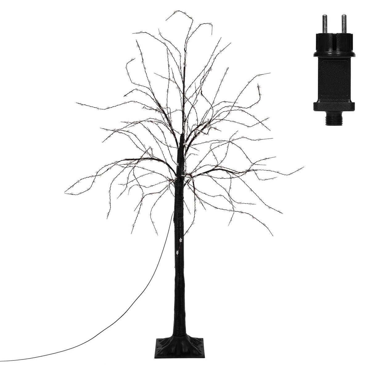 WEIHNACHT BAUM 120 cm - Schwarz, Kunststoff (90/120/90cm)