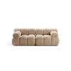 SOFA modular Bellis aus Boucle sandfarben 2 Sitzplätze - Sandfarben, Textil (94/70/188cm) - Micadoni