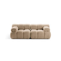 SOFA modular Bellis aus Boucle sandfarben 2 Sitzplätze - Sandfarben, Textil (94/70/188cm) - Micadoni
