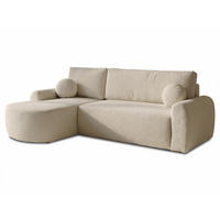 ECKSOFA Jazz, Seite: Links - Beige, Holz/Textil (240/160cm) - Sofnet