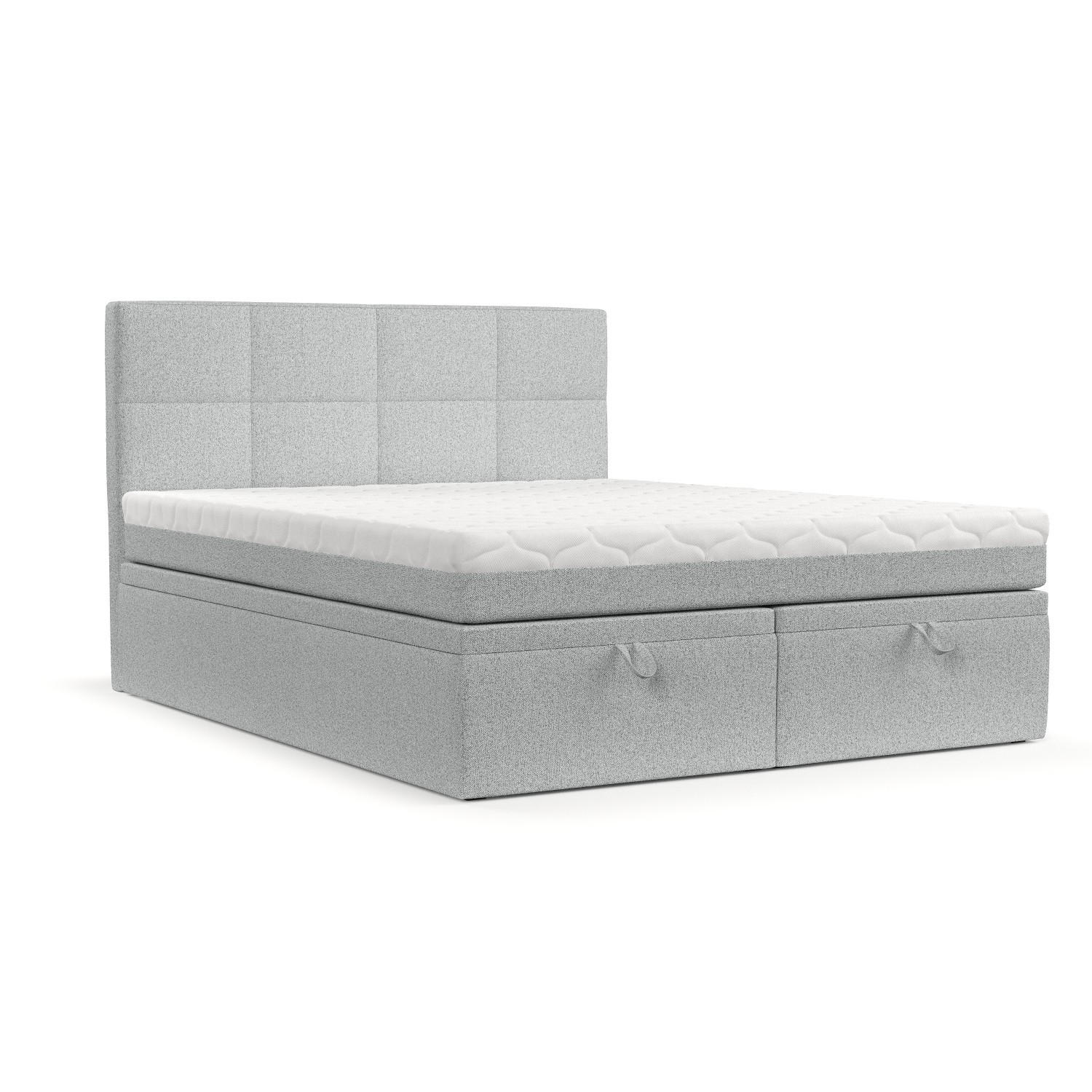 AltaBeds Boxbett Hellgrau 140x200 cm