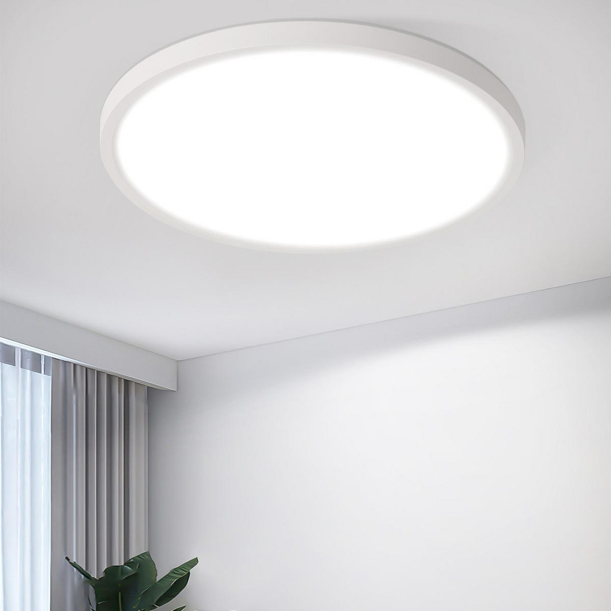 LED-DECKENLEUCHTE Malatesta 18/18/2.6 cm - Weiß, Kunststoff (18/18/2.6cm) - Nettlife